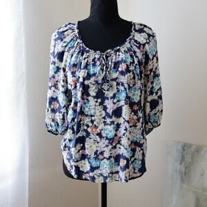 Rebecca Taylor Silk  Floral blouse size XS